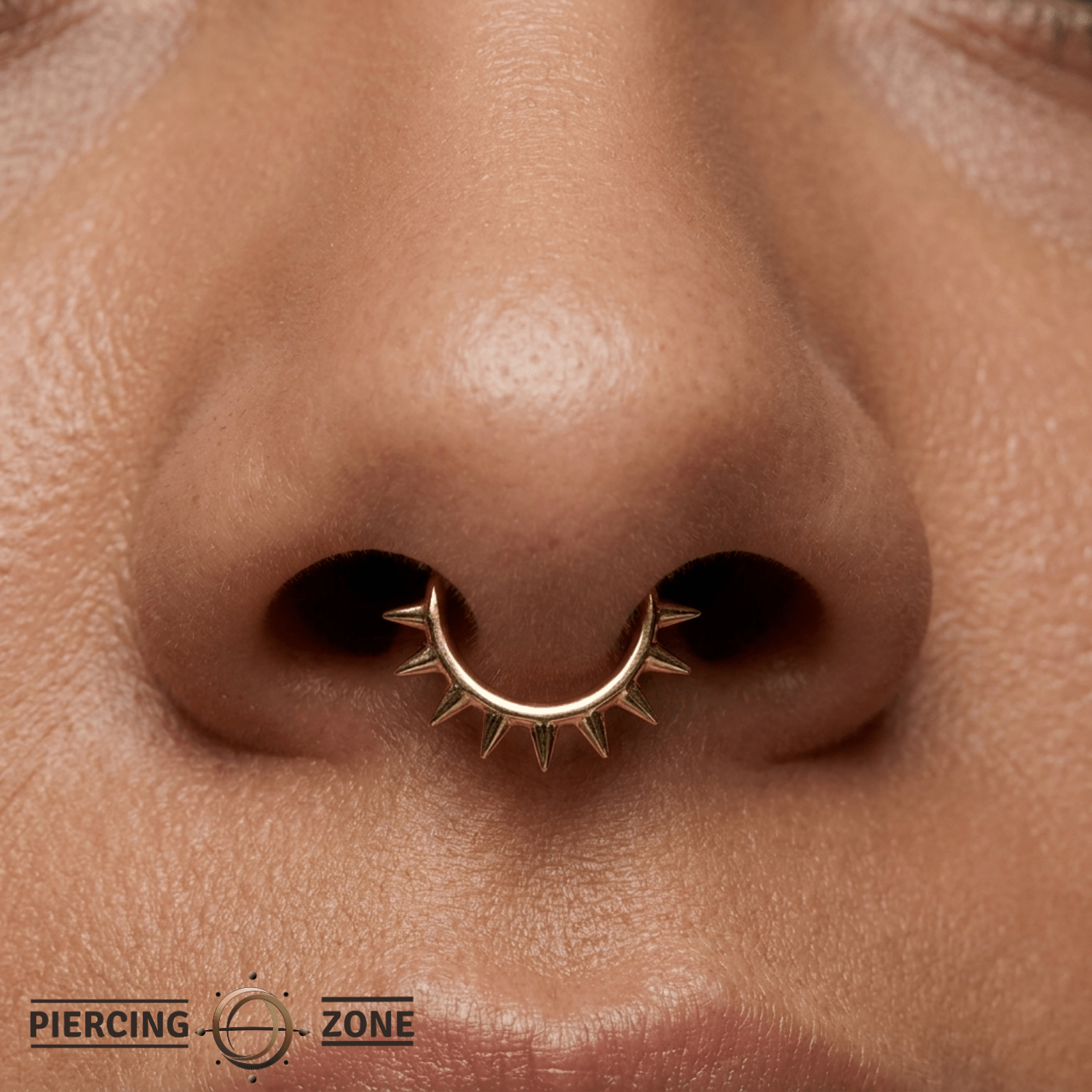 Crass Continuous Ring - 14K Gold Seamless Ring - piercing - zone.com