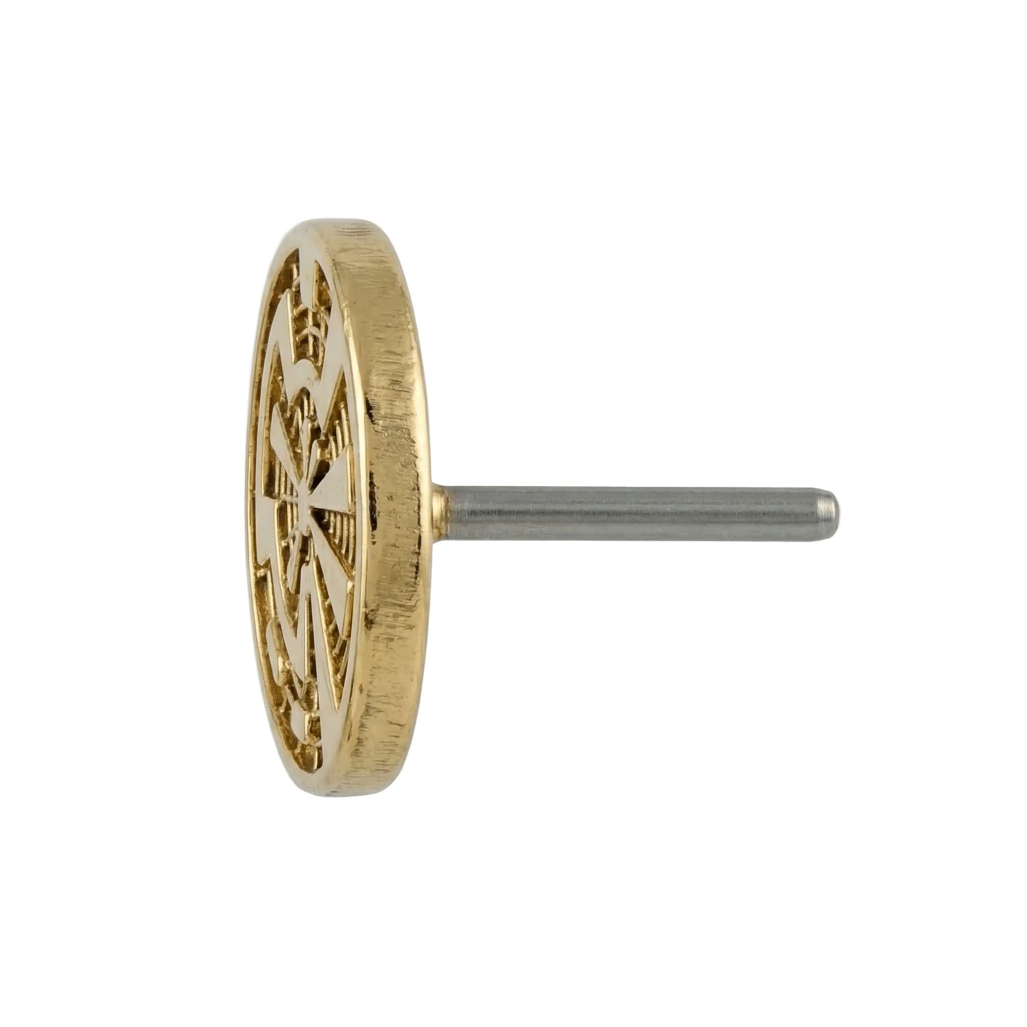Crop Circle – 14K Gold Threadless/Threaded End - piercing - zone.com