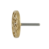 Crop Circle – 14K Gold Threadless/Threaded End - piercing - zone.com