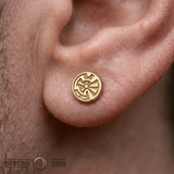 Crop Circle – 14K Gold Threadless/Threaded End - piercing - zone.com