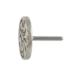 Crop Circle – 14K Gold Threadless/Threaded End - piercing - zone.com