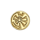Crop Circle – 14K Gold Threadless/Threaded End - piercing - zone.com
