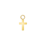 Cross – 14K & 18K Gold Charm - piercing - zone.com