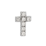 Cross - 14K Gold 7 Stone Threadless/Threaded End