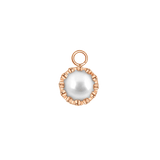 Crown – 14K & 18K Gold Gemstone Charm - piercing - zone.com