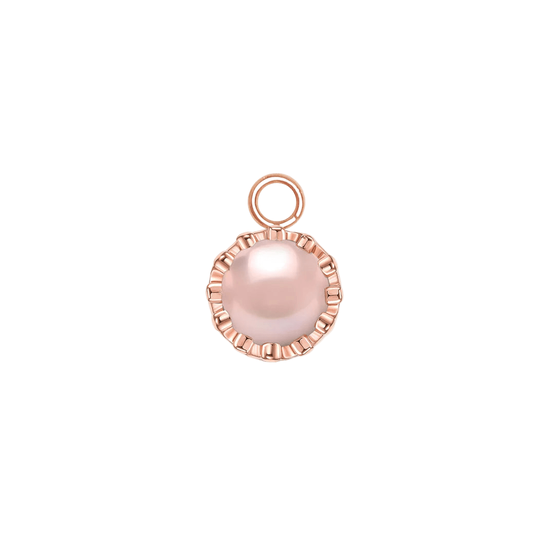 Crown – 14K & 18K Gold Gemstone Charm - piercing - zone.com