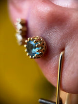 Crown – 14K/18K Gold Threadless End - piercing - zone.com