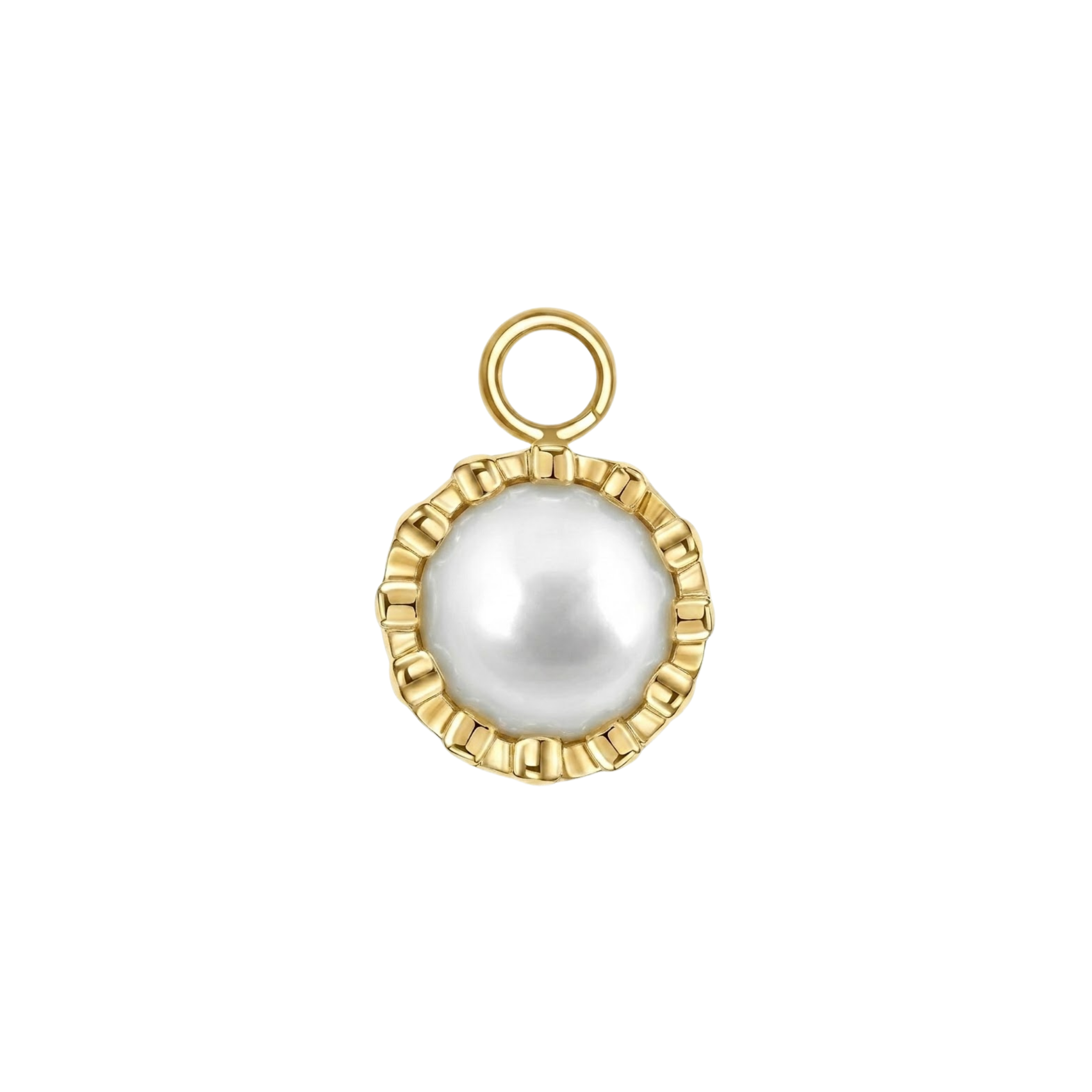 Crown – 14K & 18K Gold Gemstone Charm