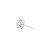 Crown - Set CZ – 14K Gold Threadless End - piercing - zone.com