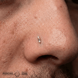 Crushing – 14K Gold Threadless End - piercing - zone.com