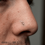Crushing – 14K Gold Threadless End - piercing - zone.com