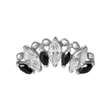Crystal Beauty – 14K Gold Threadless/Threaded End - piercing-zone.com