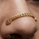 Curb Chain – 14K Gold Piercing Chain - piercing - zone.com