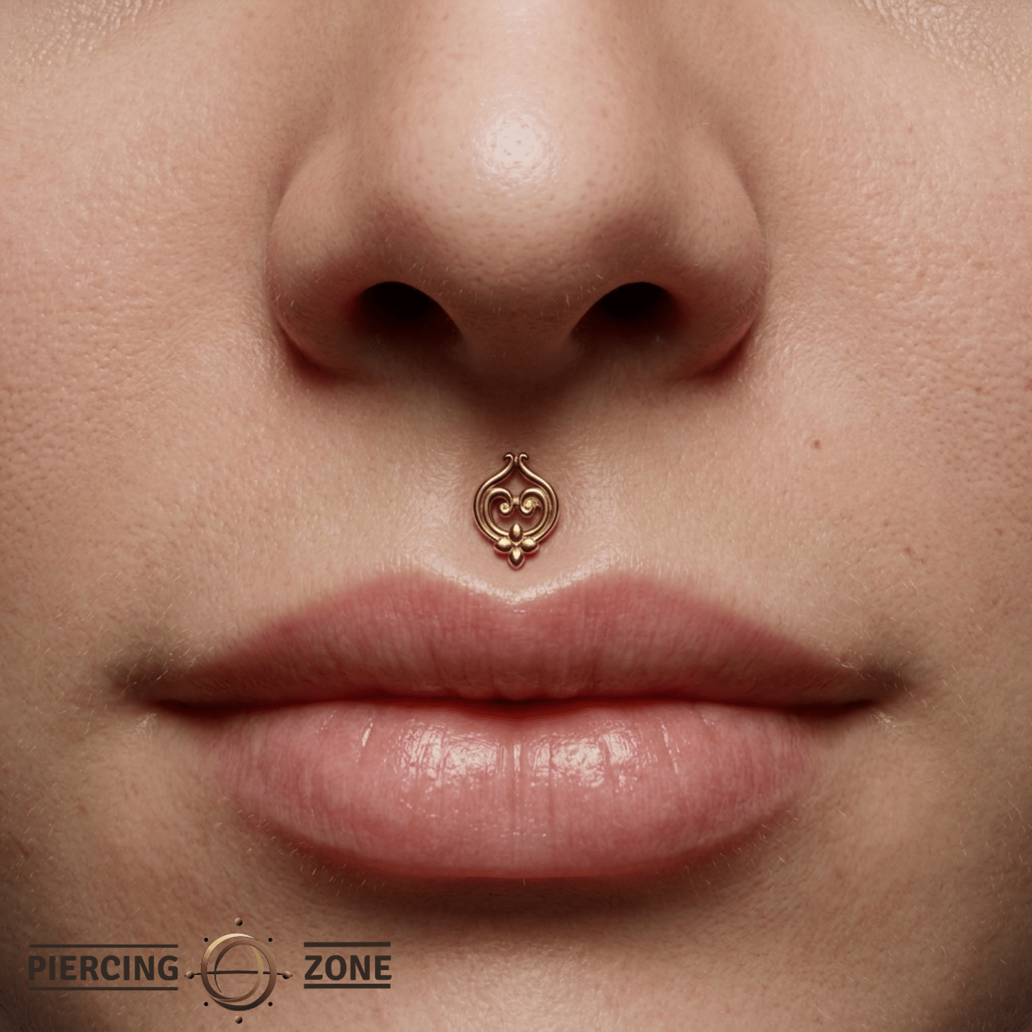 Curly Q – 14K Gold Threadless/Threaded End - piercing - zone.com