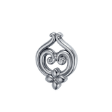 Curly Q – 14K Gold Threadless/Threaded End - piercing - zone.com