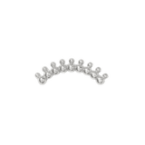 Curved Sol Pin - 14K Gold Curved Threadless End - piercing - zone.com