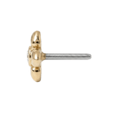 Cutesy - 14K Gold Stone Threadless/Threaded End - piercing - zone.com