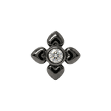 Cutesy - 14K Gold Stone Threadless/Threaded End - piercing - zone.com