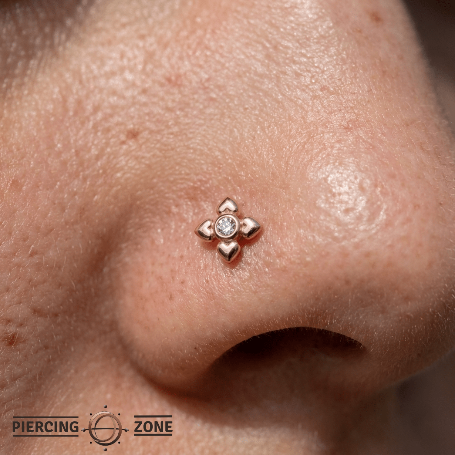 Cutesy - 14K Gold Stone Threadless/Threaded End - piercing - zone.com