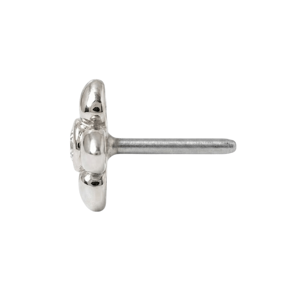 Cutesy - 14K Gold Stone Threadless/Threaded End - piercing - zone.com