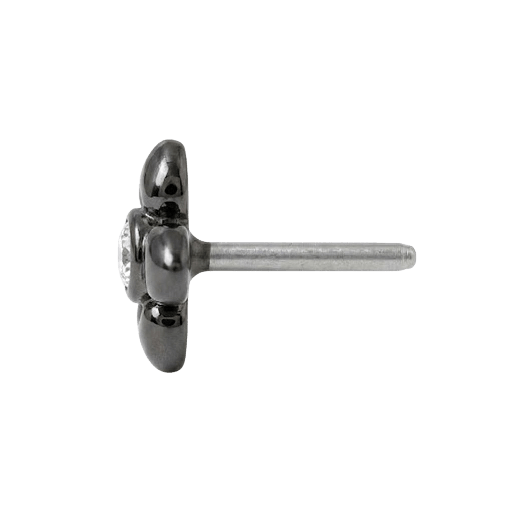 Cutesy - 14K Gold Stone Threadless/Threaded End - piercing - zone.com