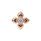 Cutesy - 14K Gold Stone Threadless/Threaded End - piercing - zone.com