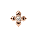 Cutesy - 14K Gold Stone Threadless/Threaded End