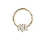 GEMMA TRIOS CZ SEAMLESS RING piercing-zone.com