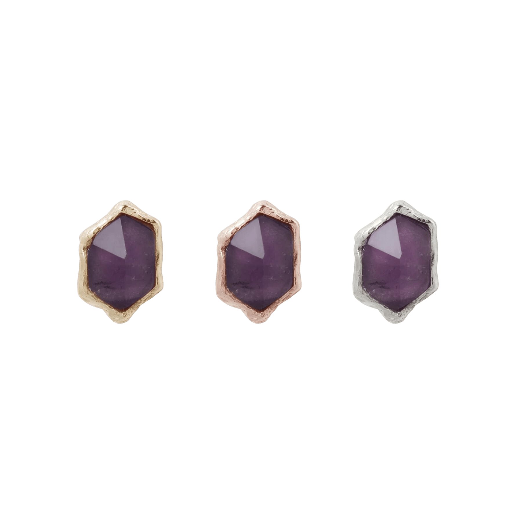 PUMP UP THE VOLUME - AMETHYST - THREADLESS END piercing-zone.com