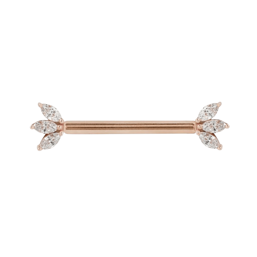 MOET CZ - FORWARD FACING - THREADLESS END piercing-zone.com
