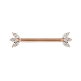 MOET CZ - FORWARD FACING - THREADLESS END piercing-zone.com