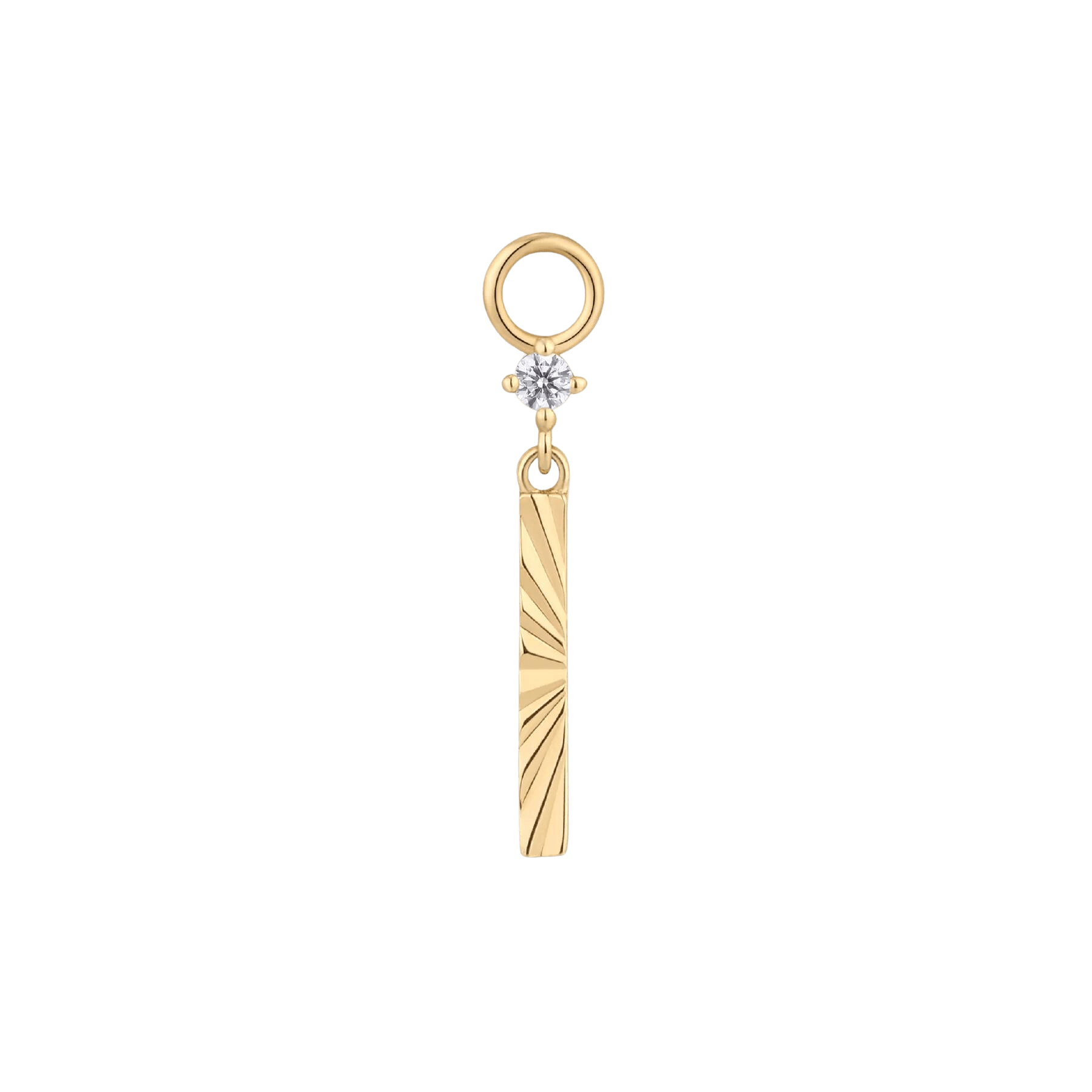 LABYRINTH - CZ - GOLD CHARM piercing-zone.com