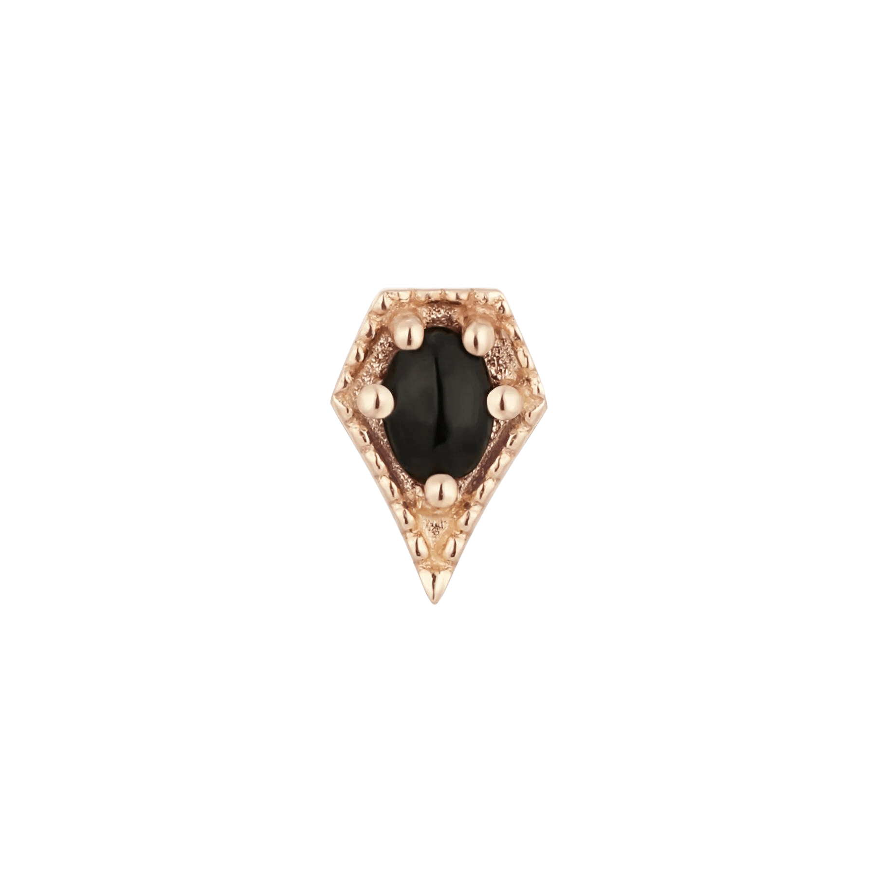 CADENCE - BLACK SPINEL - THREADLESS END piercing-zone.com