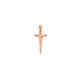 Dagger – 14K Gold Threadless & Threaded End - piercing - zone.com