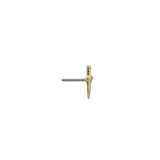 Dagger End - 18K Gold Threadless End - piercing - zone.com