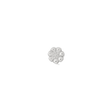Daisy Pin - 14K Gold Floral Threadless End - piercing - zone.com