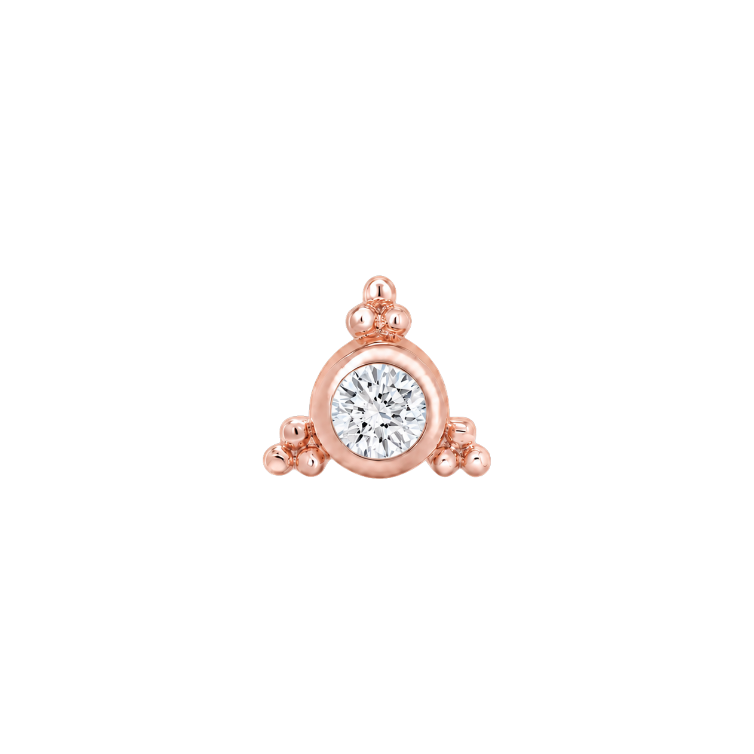 Dalma – 14K Gold Threadless/Threaded End