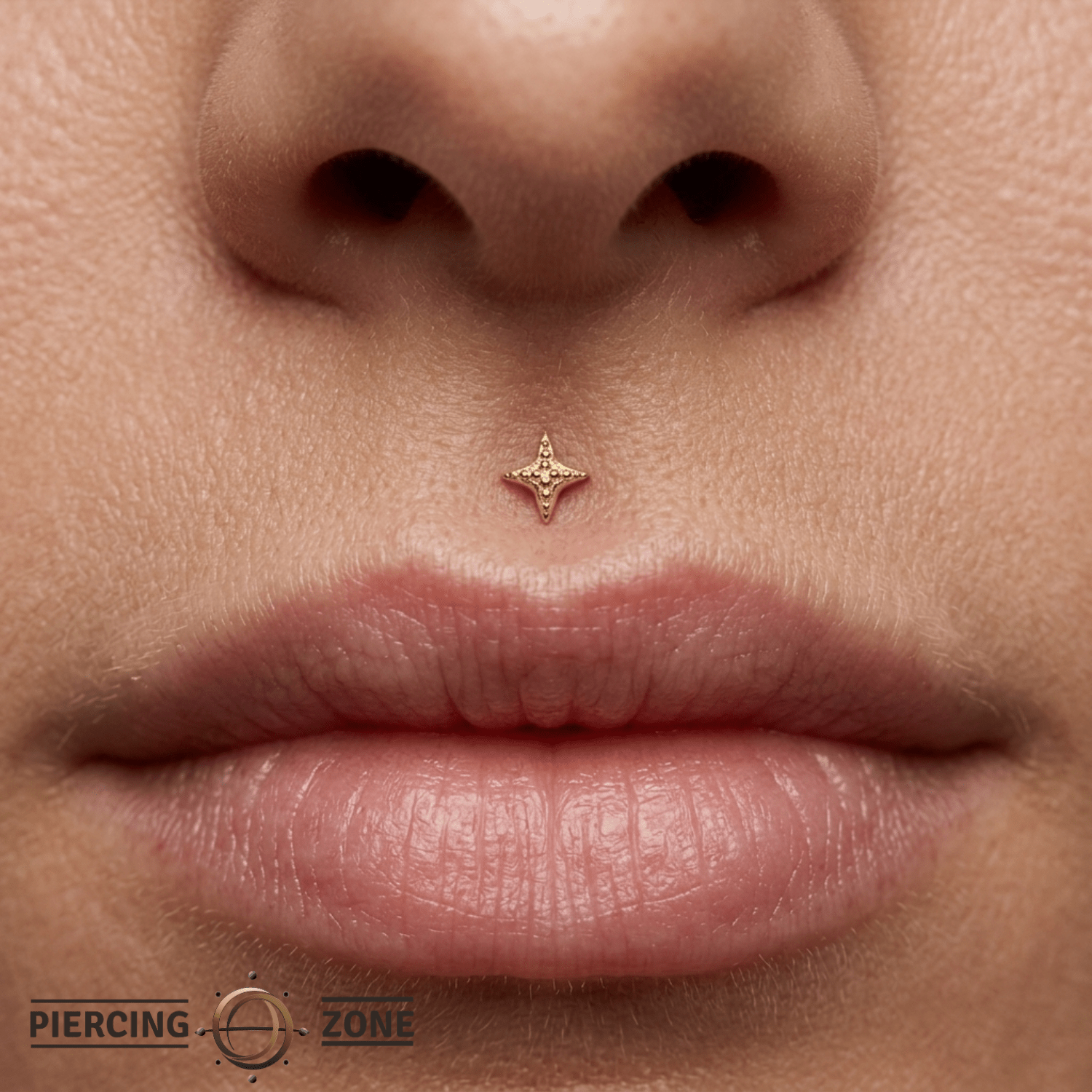 Dazzle Pin - 14K Gold Threadless End - piercing - zone.com