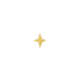 Dazzle Pin - 14K Gold Threadless End - piercing - zone.com