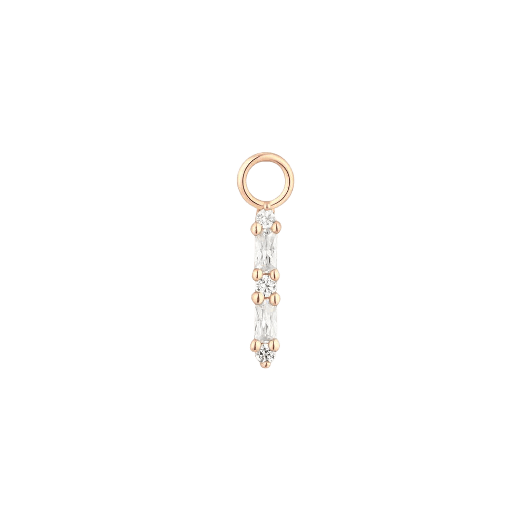 STANDOUT - CZ - GOLD CHARM piercing-zone.com