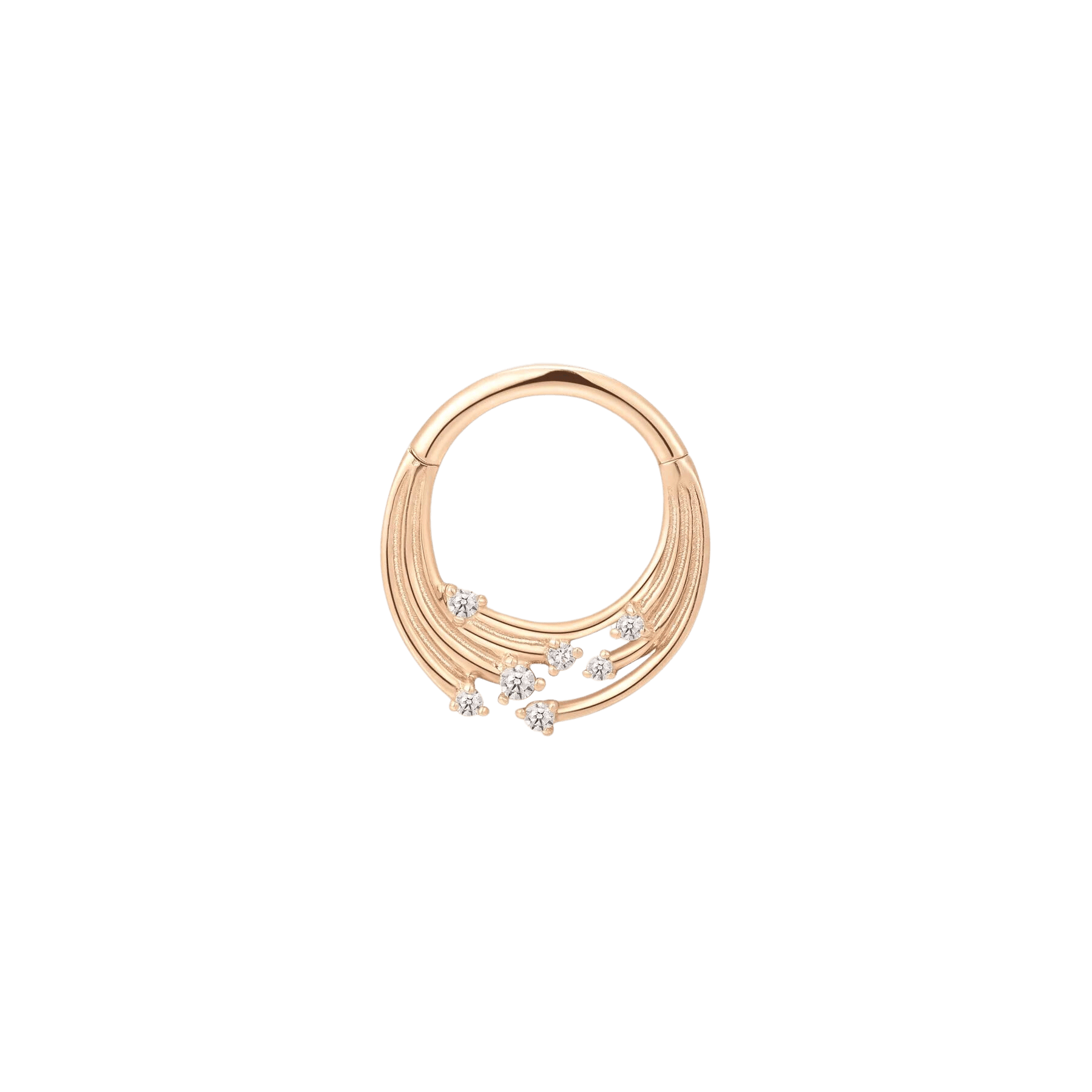 ICONIC - CZ - GOLD CLICKER piercing-zone.com