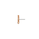 Dead Heel - 18K Gold Threadless/Threaded End - piercing-zone.com