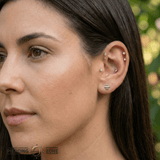 Decoro – 14K Gold Threadless/Threaded End - piercing - zone.com