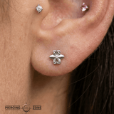 Decoro – 14K Gold Threadless/Threaded End - piercing - zone.com