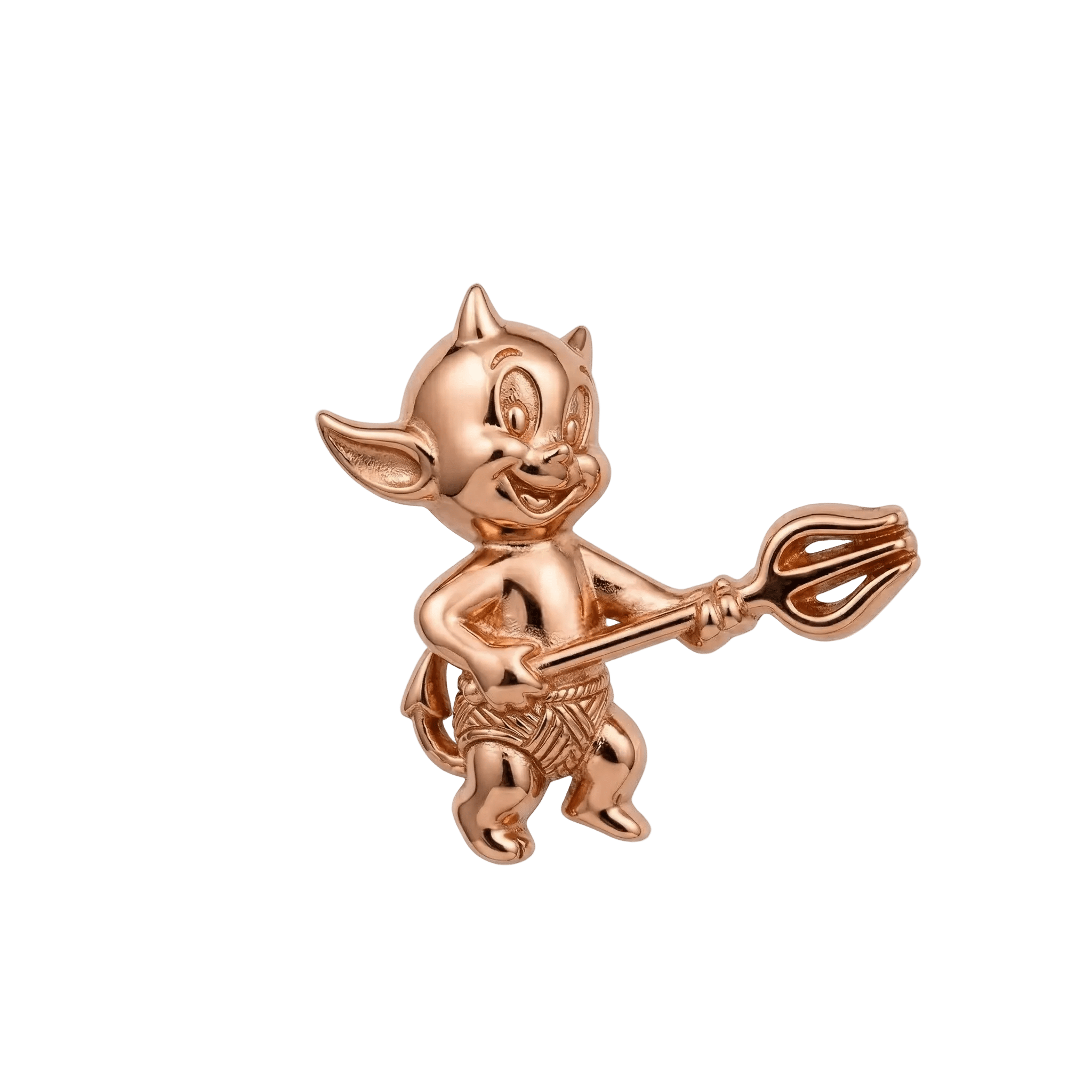 Devil – 14K Gold Threadless/Threaded End - piercing - zone.com