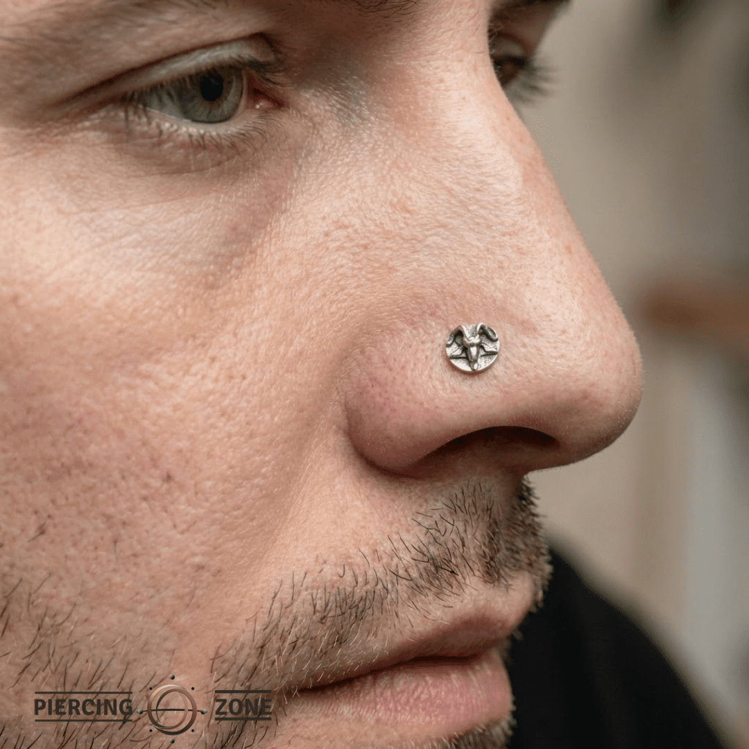 Devil – 14K Gold Threadless/Threaded End - piercing - zone.com