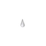 Dew Drop Pin - 14K Gold Drop Threadless End - piercing - zone.com
