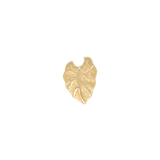 Kalo Leaf Threadless End – 14K Gold Hawaiian Symbol