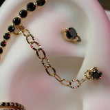 Diamond Cut Link Chain – 14K Gold Piercing Chain - piercing - zone.com