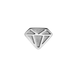 Diamond Trim – 14K Gold Threadless & Threaded End - piercing - zone.com